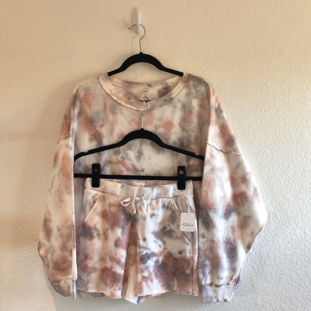 NWT Free People Tie Dye Lounge Set Size XS/S